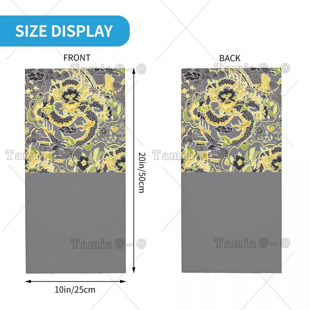 Custom Antique Chinoiserie Imp - Neck Warmer Tube recension och pris