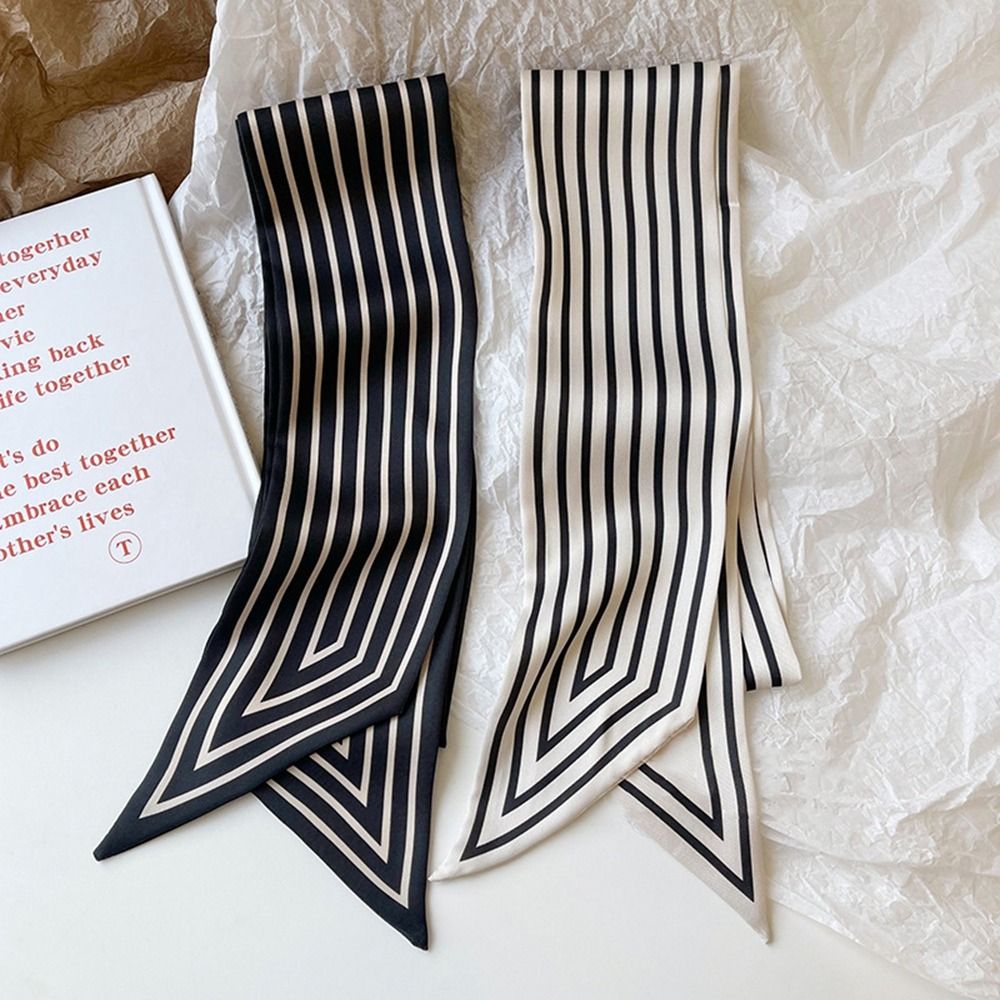 Tie Ribbon Headband Neckerchie - Silk Tie Striped recension och pris
