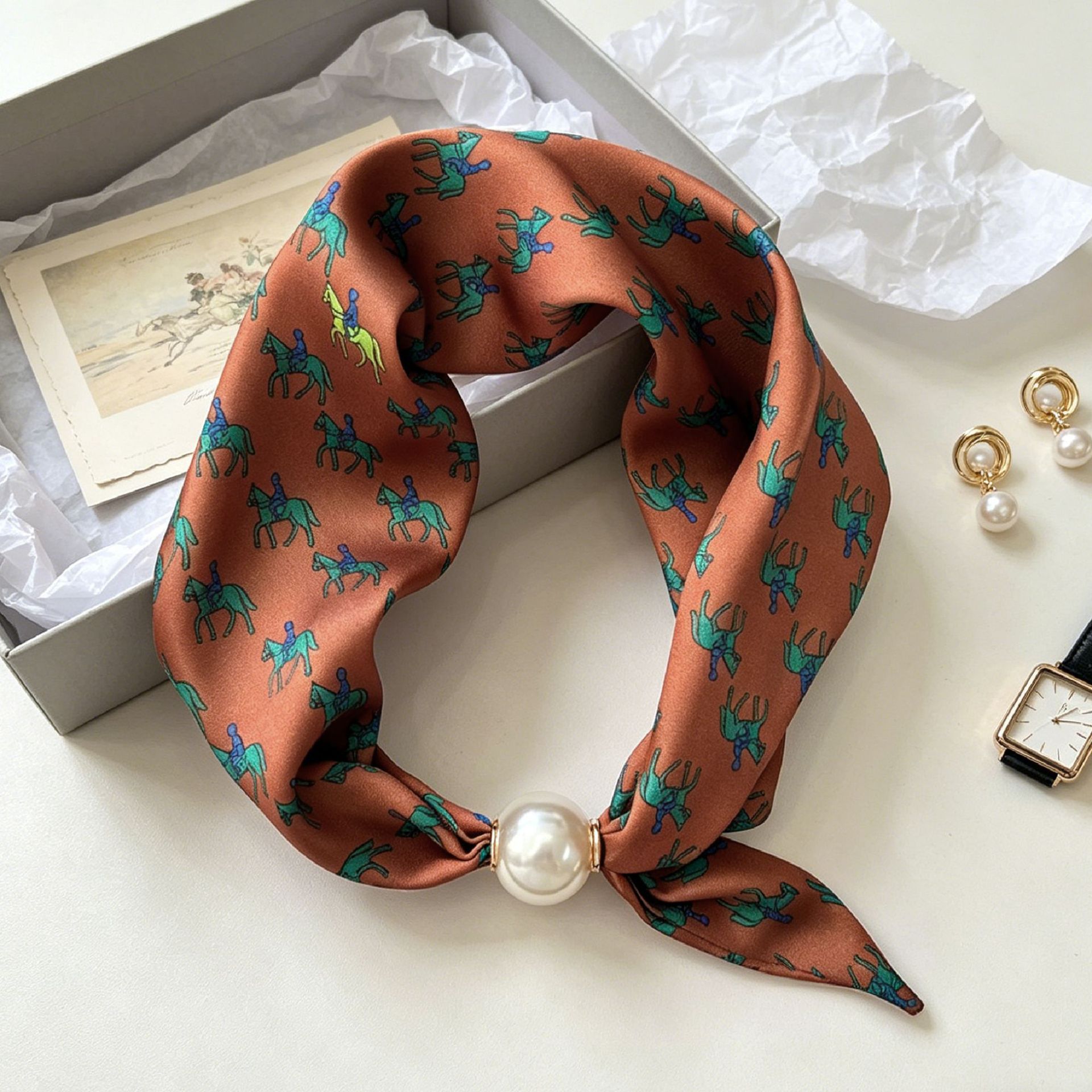 Luxury Knight Pearl Magnetic S - Face Scarf Mask recension och pris