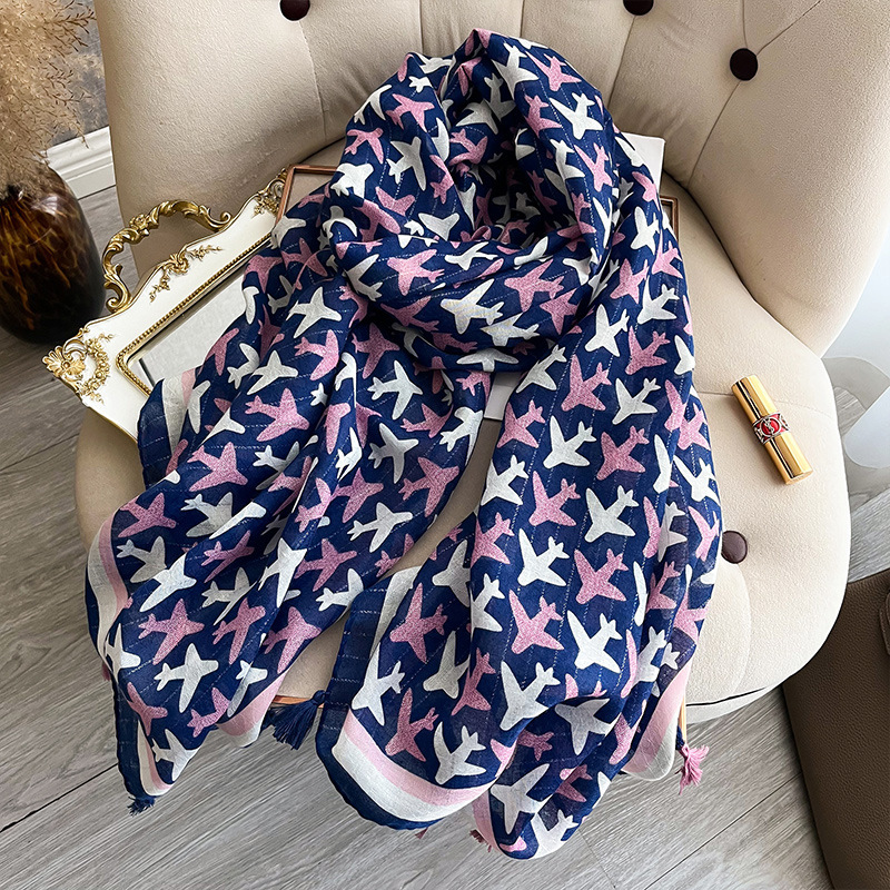 Luxury Brand Scarf Cotton Shaw - Pashmina Wrap Large recension och pris