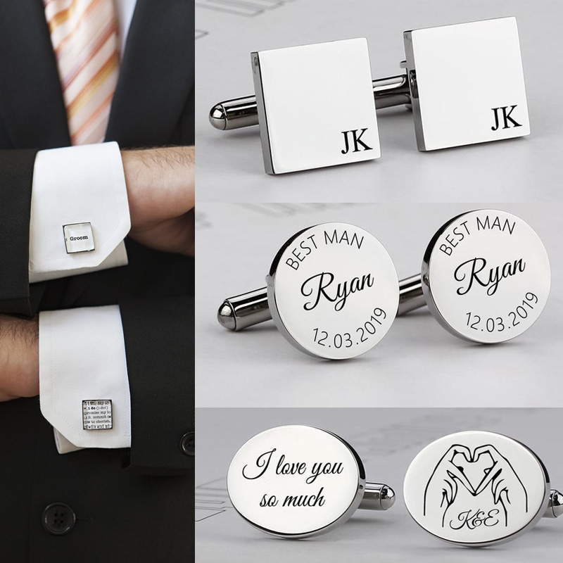 Personalized Engrave Initial C - Tie Clip Silver recension och pris