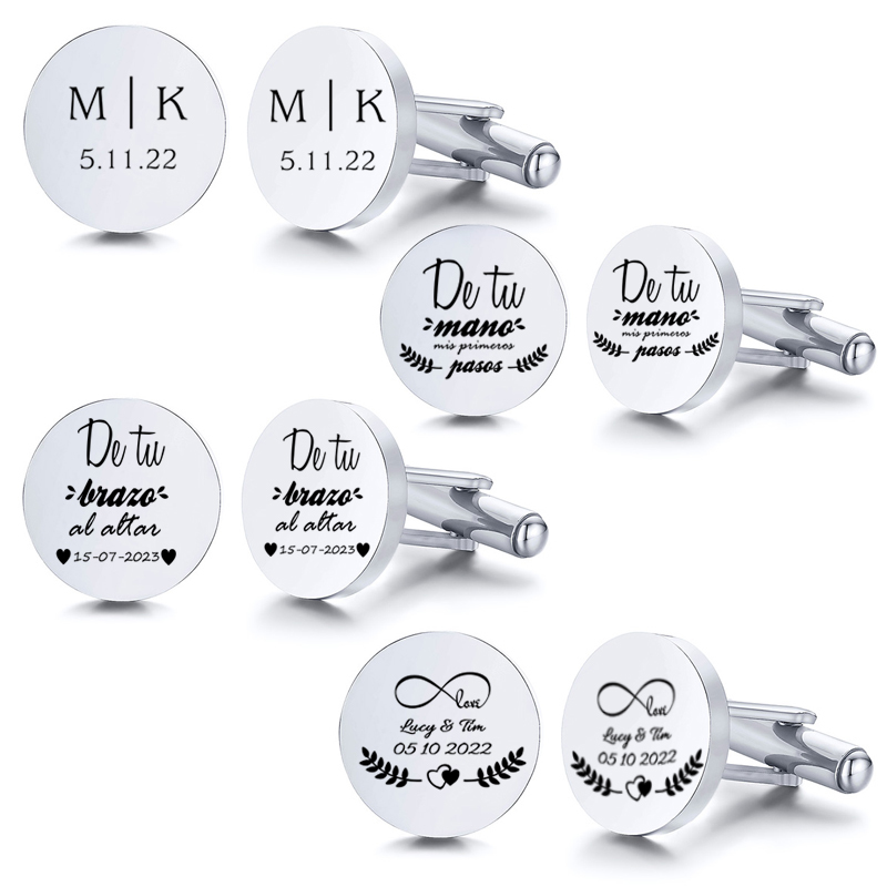 Personalized Engrave Initial C - Tie Clip Silver recension och pris