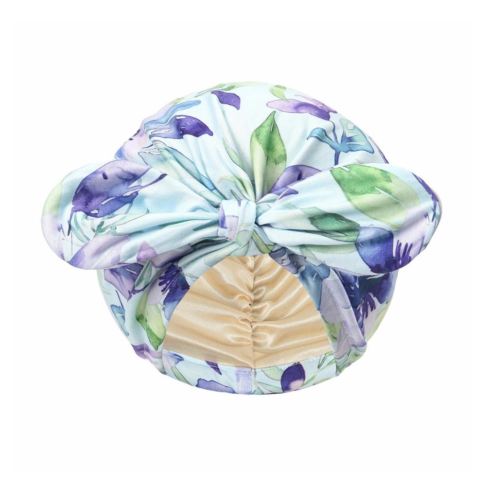 Satin Lined Bandana Turban Hat - Bow Tie Pre Tied recension och pris