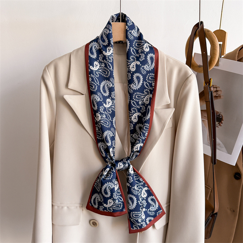 2026 Women's Silk Feel Printed - Face Scarf Mask recension och pris