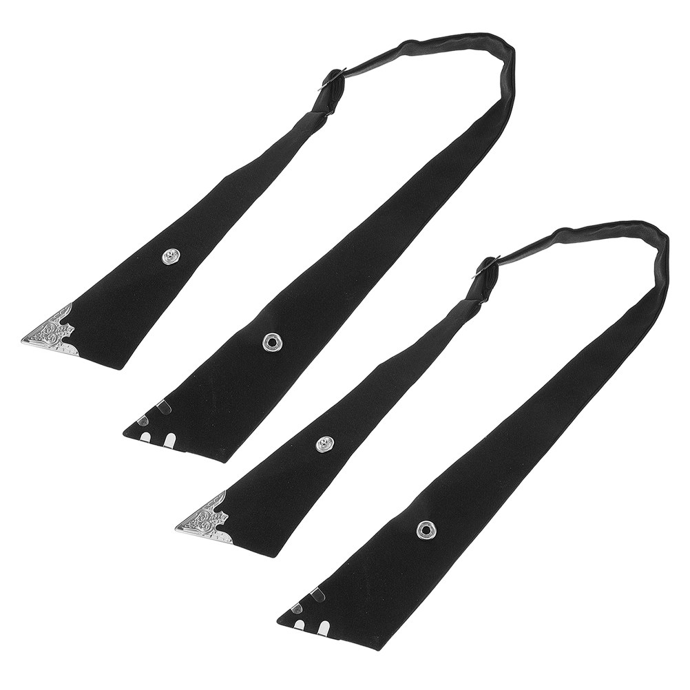 2Pcs Black Cross Bow Tie for W - Bow Tie Pre Tied recension och pris