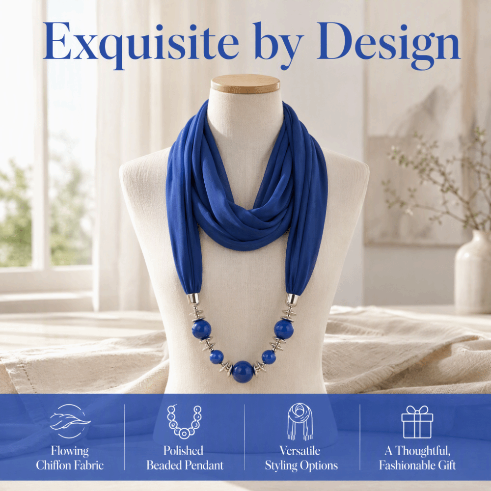 New Chiffon Scarf Solid Color  - Infinity Scarf Knit recension och pris