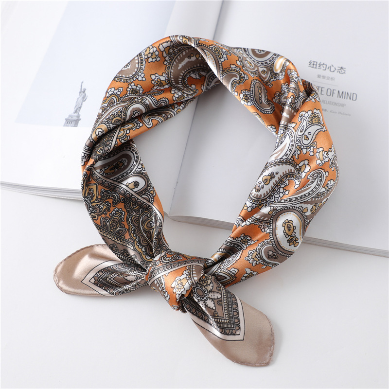 60cm Luxury Square Silk Scarf  - Face Scarf Mask recension och pris