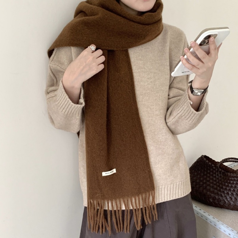 Korean Version Chic Solid Tass - Muffler Men Wool recension och pris