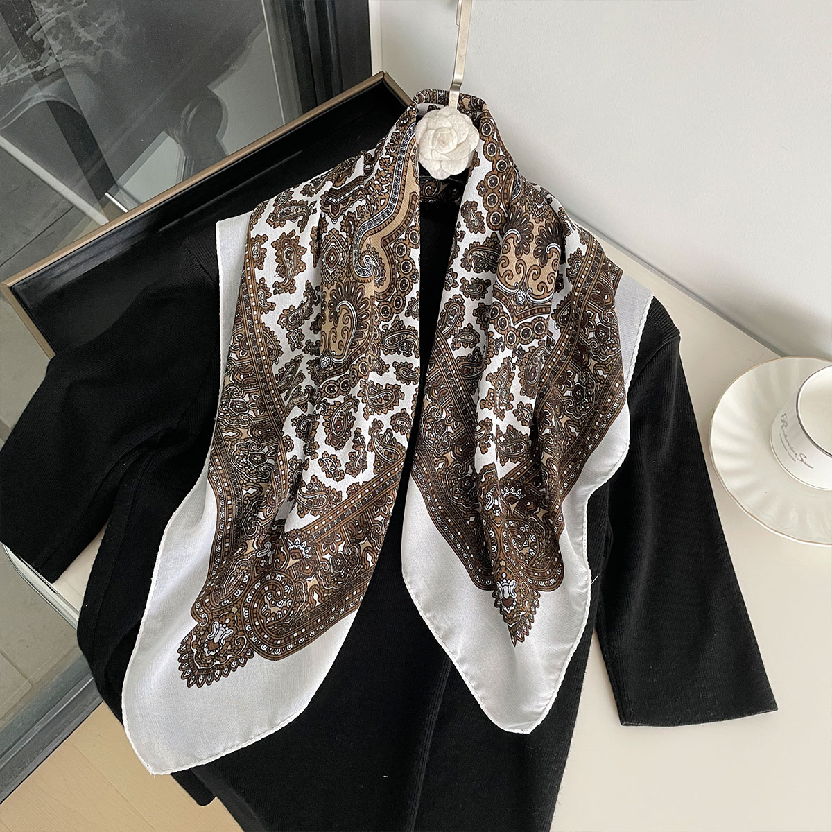 New Fashion 70X70cm Women's Sc - Bandana Cotton recension och pris